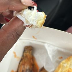 Bojangles - Plastic baked into my biscuit.