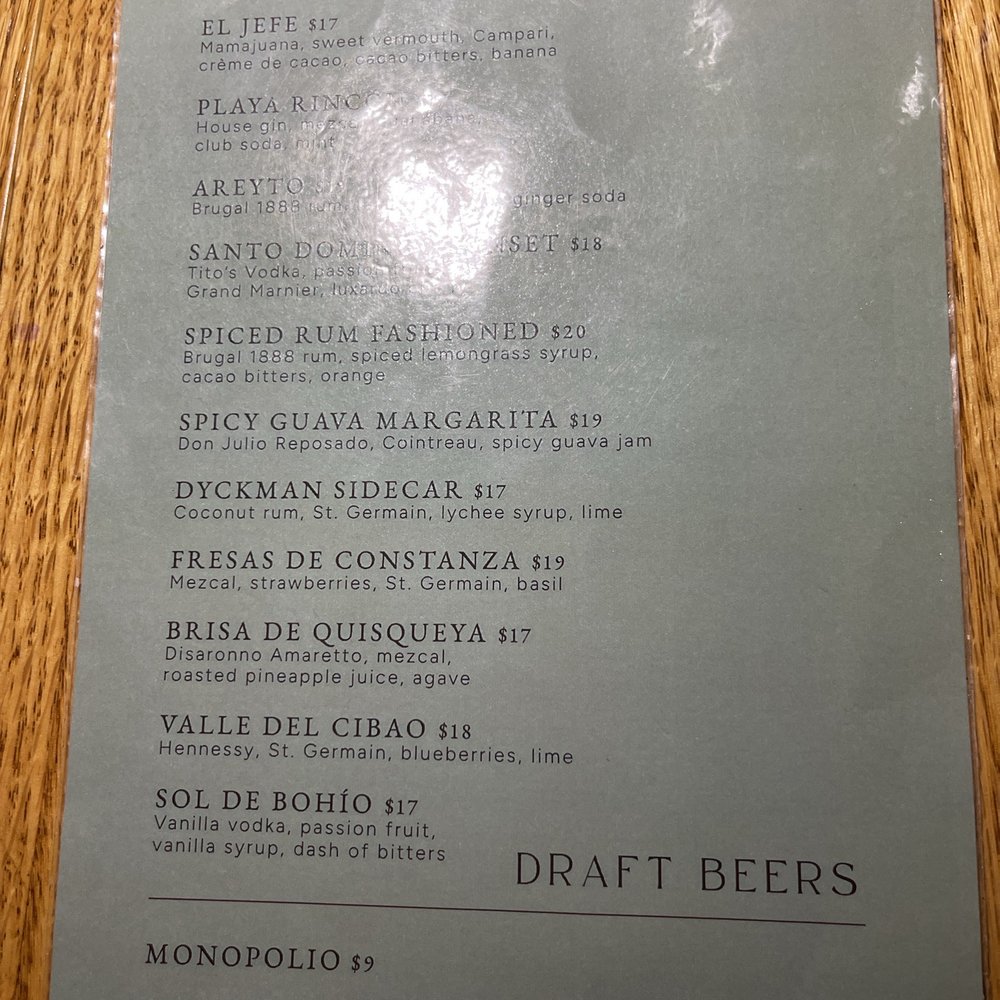 Bonao Restaurant - Drink menu - Spanish Near Me - Brooklyn, New York Bonao Restaurant - Drink menu - Spanish Near Me - Brooklyn, New York