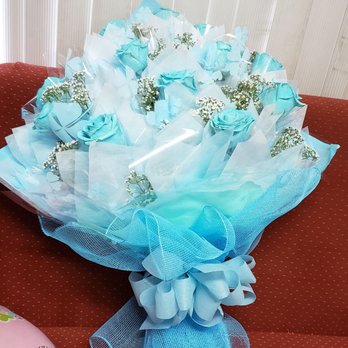Dannhiflowers - 1Dz Rose Turquoise color HK style !!! - Florists Near Me - San Gabriel, California Dannhiflowers - 1Dz Rose Turquoise color HK style !!! - Florists Near Me - San Gabriel, California