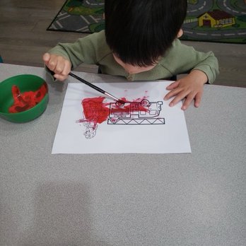 Learning Lab Preschool - Painting activity - Preschools Near Me - Irvine, California Learning Lab Preschool - Painting activity - Preschools Near Me - Irvine, California