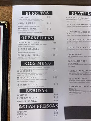 Menu photo 4 El Ranchito Columbus, OH