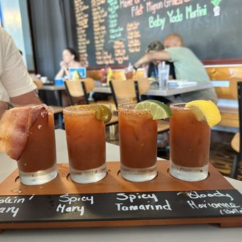 Toasted - Bloody Mary Flight - Breakfast & Brunch Near Me - Calabash, North Carolina Toasted - Bloody Mary Flight - Breakfast & Brunch Near Me - Calabash, North Carolina