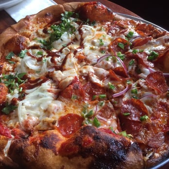 Jupiter - Half Cassiopeia Half special of the week - jalapeños, red onions, linguica, fennel sausage, mozzarella and gouda - Pizza Near Me - Berkeley, California