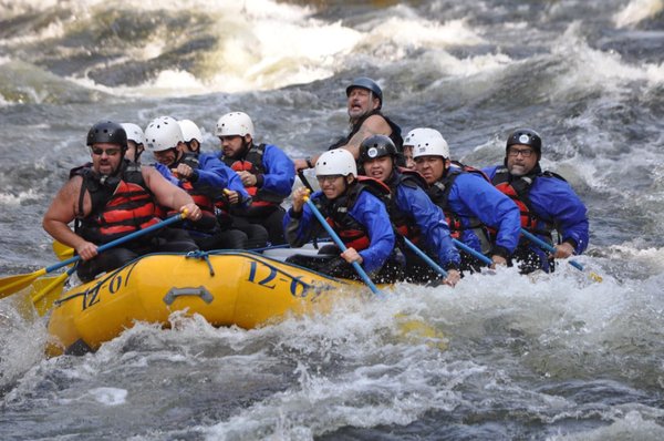 Kennebec White Water Rafting by null