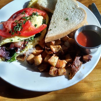 Plank Town Brewing Co - Bacon Cream Cheese Omelette - Breweries Near Me - Springfield, Oregon Plank Town Brewing Co - Bacon Cream Cheese Omelette - Breweries Near Me - Springfield, Oregon