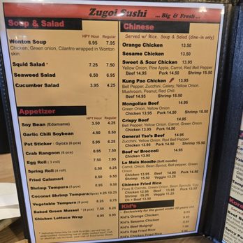 Zugoi Sushi - Sushi Bars Near Me - Mesa, Arizona