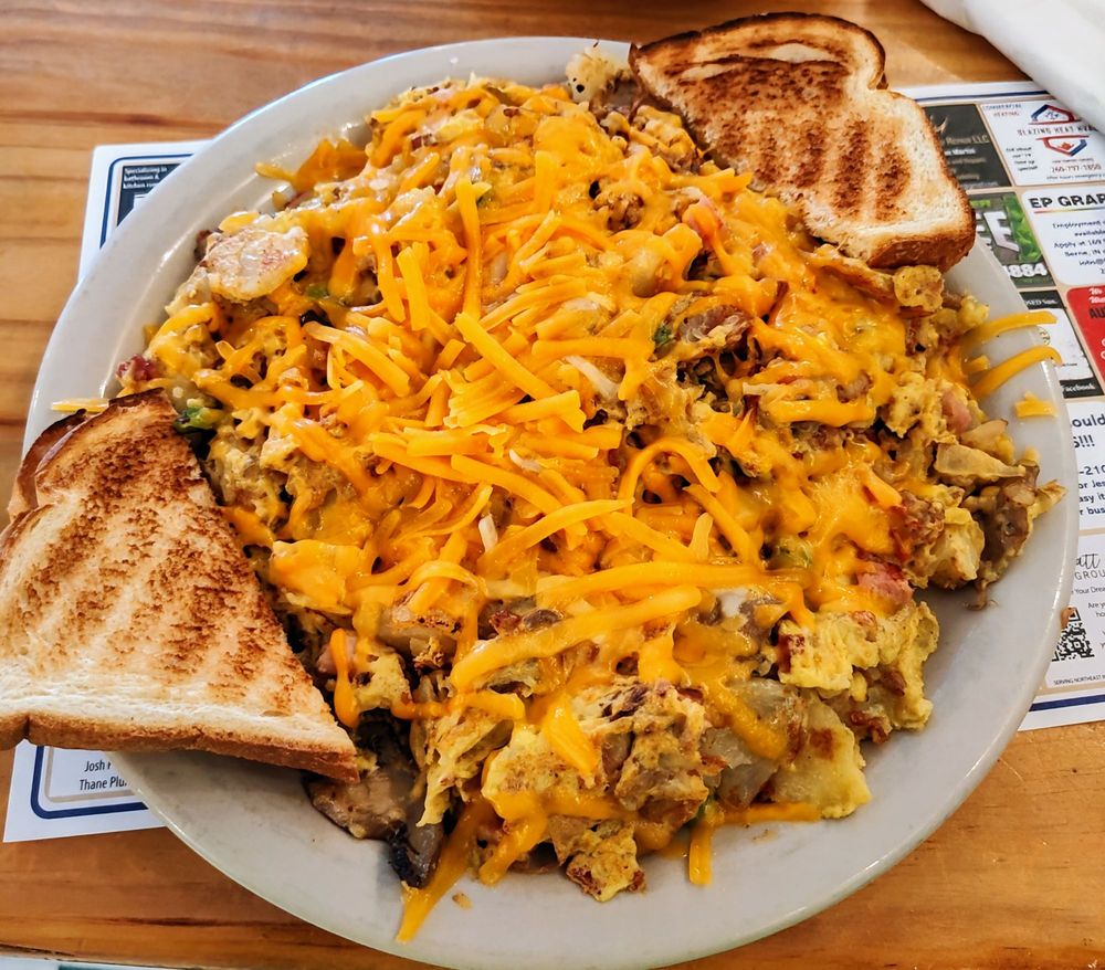 Food from Manny’s Dream Restaurant