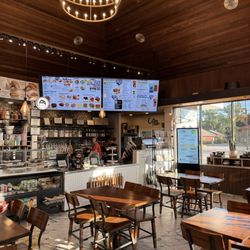 Menu and counter to order