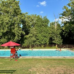 1 of smaller pools w/depth range of 2+1/2 feet to 5 feet.