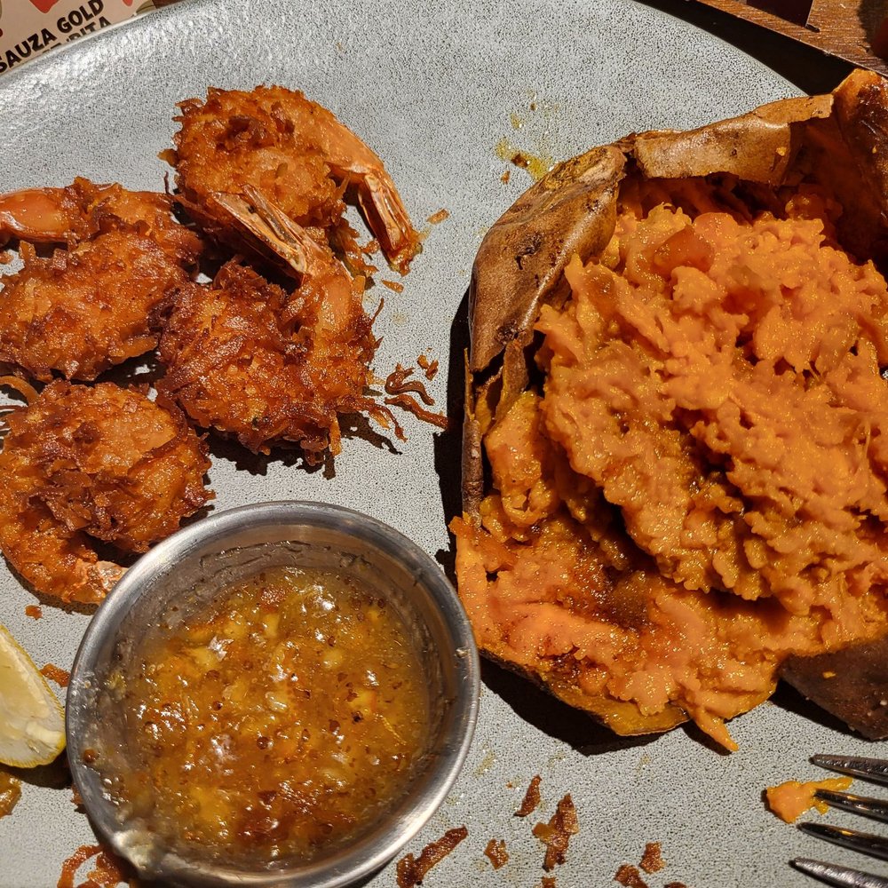 Outback Steakhouse - Coconut shrimp and a sweet potato!! - Steakhouses Near Me - O'Fallon, Illinois Outback Steakhouse - Coconut shrimp and a sweet potato!! - Steakhouses Near Me - O'Fallon, Illinois