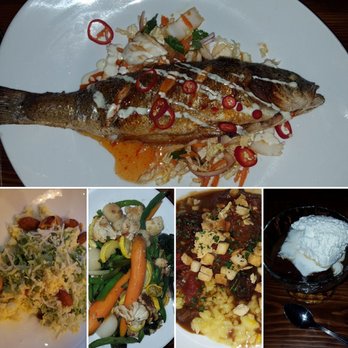 Late Harvest Kitchen - Whole Bronzini, fileted at the table; Pork cheeks, shaved Brussels salad, roasted veggies, sticky toffee pudding. Sooo #yum #ReviewsByRL - New American Near Me - Indianapolis, Indiana Late Harvest Kitchen - Whole Bronzini, fileted at the table; Pork cheeks, shaved Brussels salad, roasted veggies, sticky toffee pudding. Sooo #yum #ReviewsByRL - New American Near Me - Indianapolis, Indiana