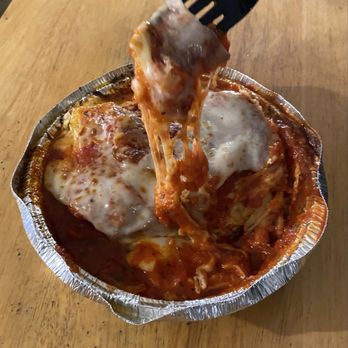 Bari Pasta & Pizza - First Bite of Yummy Lasagna! - Pizza Near Me - Torrance, California