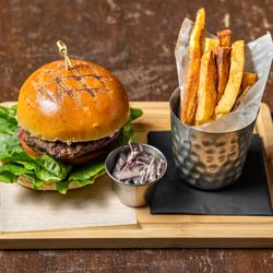 The Shakespeare - Shakespeare Burger with Triple-Cooked Chips