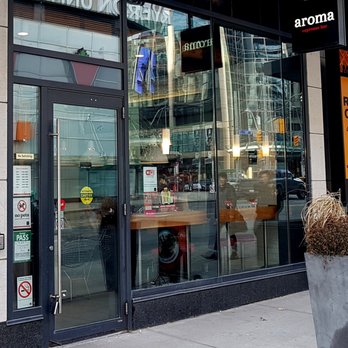 Aroma Espresso Bar - the outside of the building - Coffee & Tea Near Me - Toronto, Ontario Aroma Espresso Bar - the outside of the building - Coffee & Tea Near Me - Toronto, Ontario