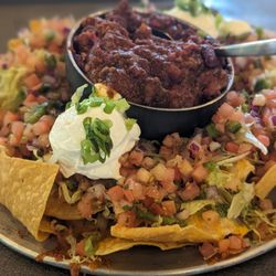 Atlas Tavern - Nachos with beef chili.