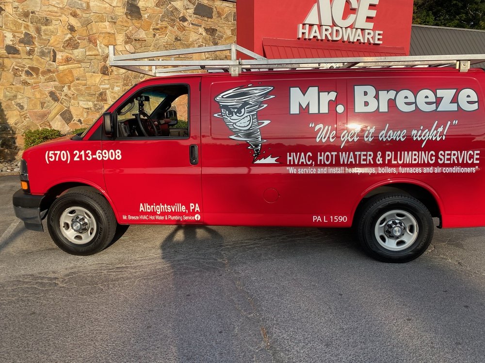 Slide of Mr Breeze HVAC, Hot Water & Plumbing Service