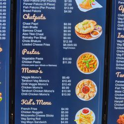 Chai & Kathi Roll Lounge - Menu