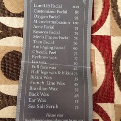 The Village Spa and Salon - Available services