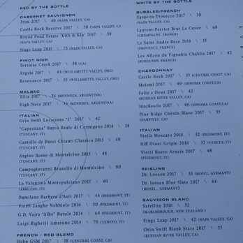 SZND - Wine list. - New American Near Me - Buffalo, New York SZND - Wine list. - New American Near Me - Buffalo, New York