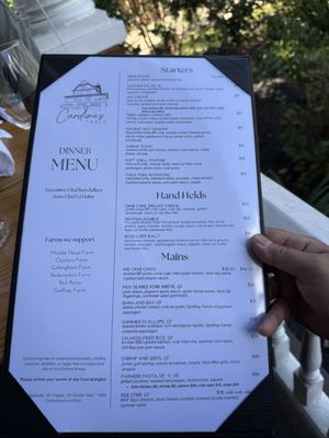 Menu photo 1 Caroline's Table Denton, MD