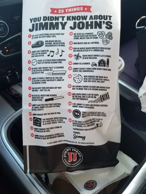 Menu photo 2 Jimmy John's Kenmore, WA Menu photo 2 Jimmy John's Kenmore, WA