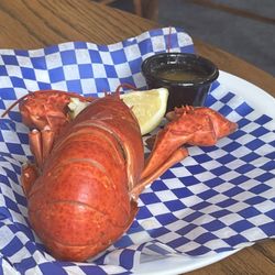 The Mountain View Restaurant - Full Lobster with all the trimmings (not pictured) $39! Thats a deal! Full of lobster Rou!