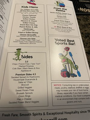 Menu photo 1 Gecko's Grill & Pub Bradenton, FL