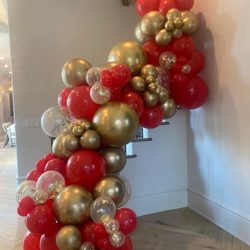 Big Ass Balloons - Stair garland