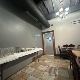 Very basic decorations.