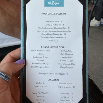 Va Bene - Dessert menu - Italian Near Me - Duluth, Minnesota Va Bene - Dessert menu - Italian Near Me - Duluth, Minnesota