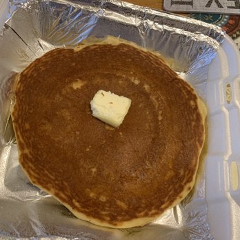 Jay Jay Cafe Mansfield - One pancake with my ham steak breakfast (very fluffy, see fluffiness picture)(next) - Desserts Near Me - Mansfield, Texas Jay Jay Cafe Mansfield - One pancake with my ham steak breakfast (very fluffy, see fluffiness picture)(next) - Desserts Near Me - Mansfield, Texas