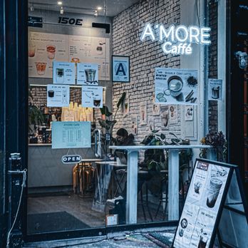 A’MORE Caffe - Exterior - Coffee & Tea Near Me - New York, New York A’MORE Caffe - Exterior - Coffee & Tea Near Me - New York, New York