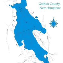 Sandybeach of Newfound - Newfound Lake is 7 miles long & 3 miles across