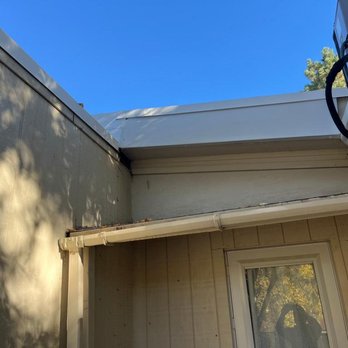JM Roofing Solutions - New fascia still missing a piece in the corner - Roofing Near Me - Centerville, Utah JM Roofing Solutions - New fascia still missing a piece in the corner - Roofing Near Me - Centerville, Utah