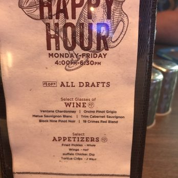 CharBar No 7 - Happy hour menu - American Near Me - Mountain Brook, Alabama