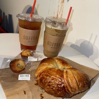 Coffee Station - Vanilla shaken espresso , croissant - Coffee & Tea Near Me - Long Beach, California