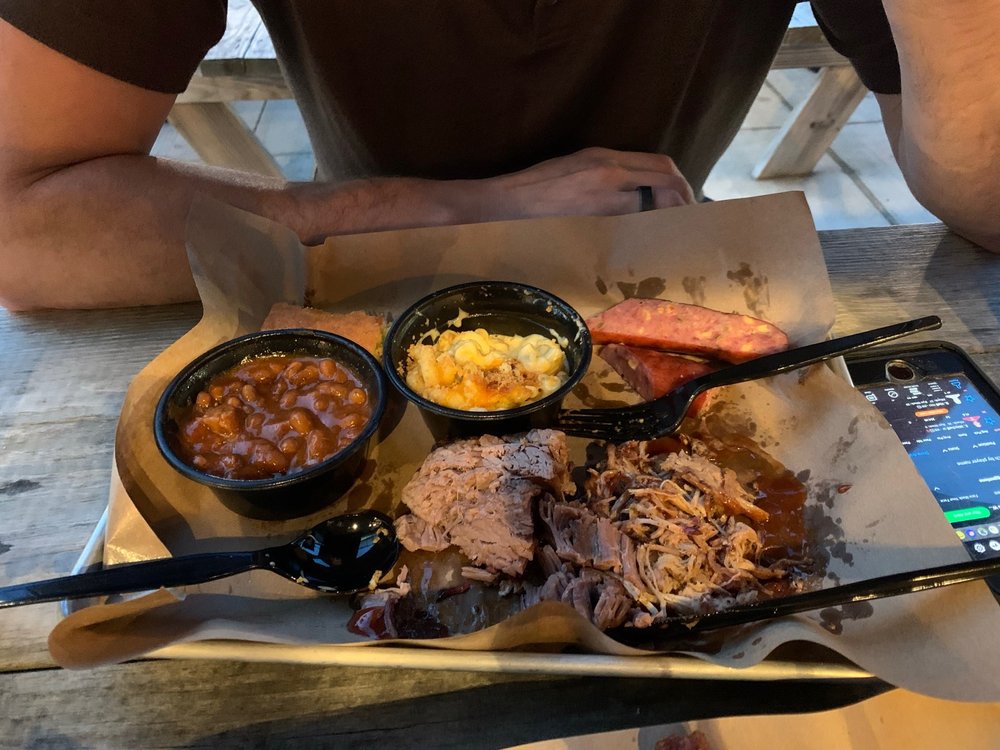 Food from Mission BBQ