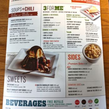 Chili's - This is the back cover page of their main menu. Menu updated August 2023. Photo taken August 30, 2023. - American Near Me - Virginia Beach, Virginia Chili's - This is the back cover page of their main menu. Menu updated August 2023. Photo taken August 30, 2023. - American Near Me - Virginia Beach, Virginia