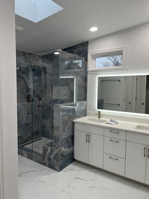 Bathroom Remodel - A bathroom remodel is a renovation project that upgrades and modernizes an existing bathroom to improve its appearance, functionality, comfort, and efficiency. Remodeling can range from minor cosmetic updates to complete overhauls involving plumbing and layout changes. Bathroom Remodel - A bathroom remodel is a renovation project that upgrades and modernizes an existing bathroom to improve its appearance, functionality, comfort, and efficiency. Remodeling can range from minor cosmetic updates to complete overhauls involving plumbing and layout changes.