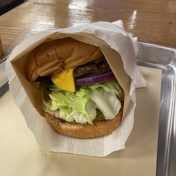 The Original Tops - The half pound lettuce burger that I ordered medium rare, but it came out medium well - Burgers Near Me - Pasadena, California The Original Tops - The half pound lettuce burger that I ordered medium rare, but it came out medium well - Burgers Near Me - Pasadena, California