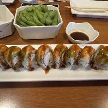 Sushi Bomb - Edamame and shrimp lover roll - Sushi Bars Near Me - Las Vegas, Nevada Sushi Bomb - Edamame and shrimp lover roll - Sushi Bars Near Me - Las Vegas, Nevada