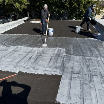 I Boyd Home Improvements - Aluminum Roof Coating being installed - Roofing Near Me - Hyattsville, Maryland I Boyd Home Improvements - Aluminum Roof Coating being installed - Roofing Near Me - Hyattsville, Maryland