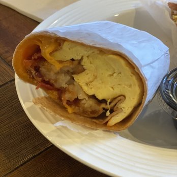 Cafe Lafayette - The lafayette breakfast sandwich on a wrap (the most fluffy delicious eggs!) - Coffee & Tea Near Me - Jersey City, New Jersey Cafe Lafayette - The lafayette breakfast sandwich on a wrap (the most fluffy delicious eggs!) - Coffee & Tea Near Me - Jersey City, New Jersey