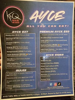Menu photo 3 KBQ Loves Park Loves Park, IL Menu photo 3 KBQ Loves Park Loves Park, IL