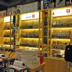 Creative Kitchen - Cutlery display, includes Wusthof, JA Henckels, Messermeister, & Shun