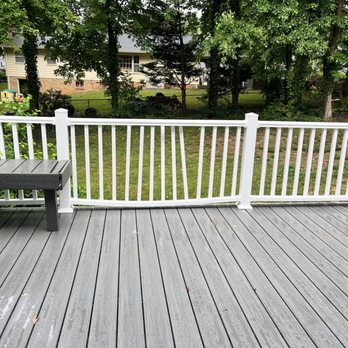 Luna’s Home Improvement - Broken deck by just leaning on it. - Roofing Near Me