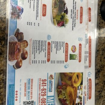 Joseph's Deli - Menu - Delis Near Me - Port Charlotte, Florida Joseph's Deli - Menu - Delis Near Me - Port Charlotte, Florida