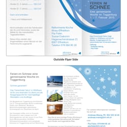 Web Kreativ Studio - Reformierte Kirche Effretikon Winter Ferien Flyer