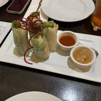 My Thai II Restaurant - Fresh rolls. Vegetarian - probably vegan. Comes with sweet sauce and peanut sauce - Thai Near Me - Novato, California My Thai II Restaurant - Fresh rolls. Vegetarian - probably vegan. Comes with sweet sauce and peanut sauce - Thai Near Me - Novato, California