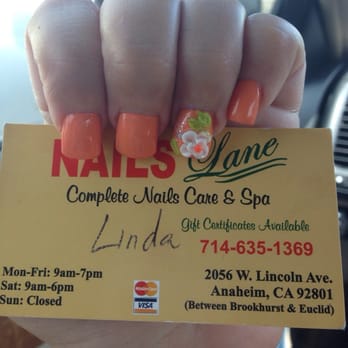 Nail Lane - Linda exceeded my expectations!! I showed her a simple picture of 3D flowers and she created her version but 10X better!! - Nail Salons Near Me - Anaheim, California Nail Lane - Linda exceeded my expectations!! I showed her a simple picture of 3D flowers and she created her version but 10X better!! - Nail Salons Near Me - Anaheim, California